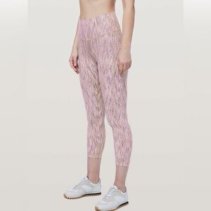 Lululemon Wunder Under High-Rise Arrow Jacquard Antique Bark Copper Coil Sz 10